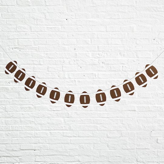 8ft. Football Felt Banner by Celebrate It™